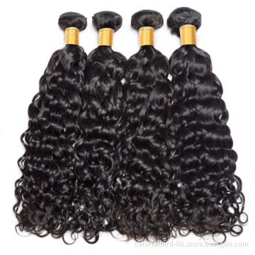 Free Sample Malaysian 100% Virgin Hair Water Wave Double Drawn Human Hair Bundles water Wave Bundles Brazilian Human Hair